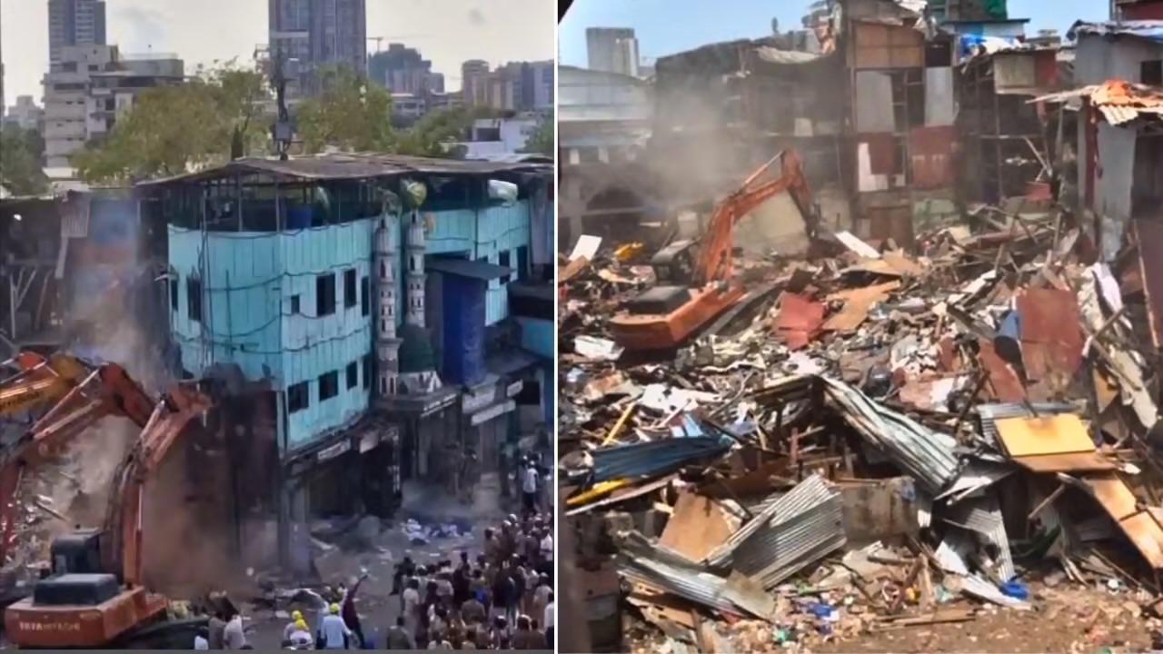 बांद्रा में अवैध निर्माण हटाने की कार्रवाई हुई हिंसक! पुलिसवालों पर किया हमला, 10 के खिलाफ FIR